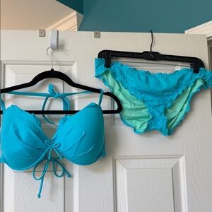 Vibrant Blue Bikini Set